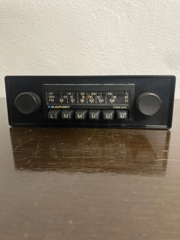 Bluetooth modified Blaupunkt Turin M14 perfect for your '70s or '80s European classic, i.a. found in Porsche 911