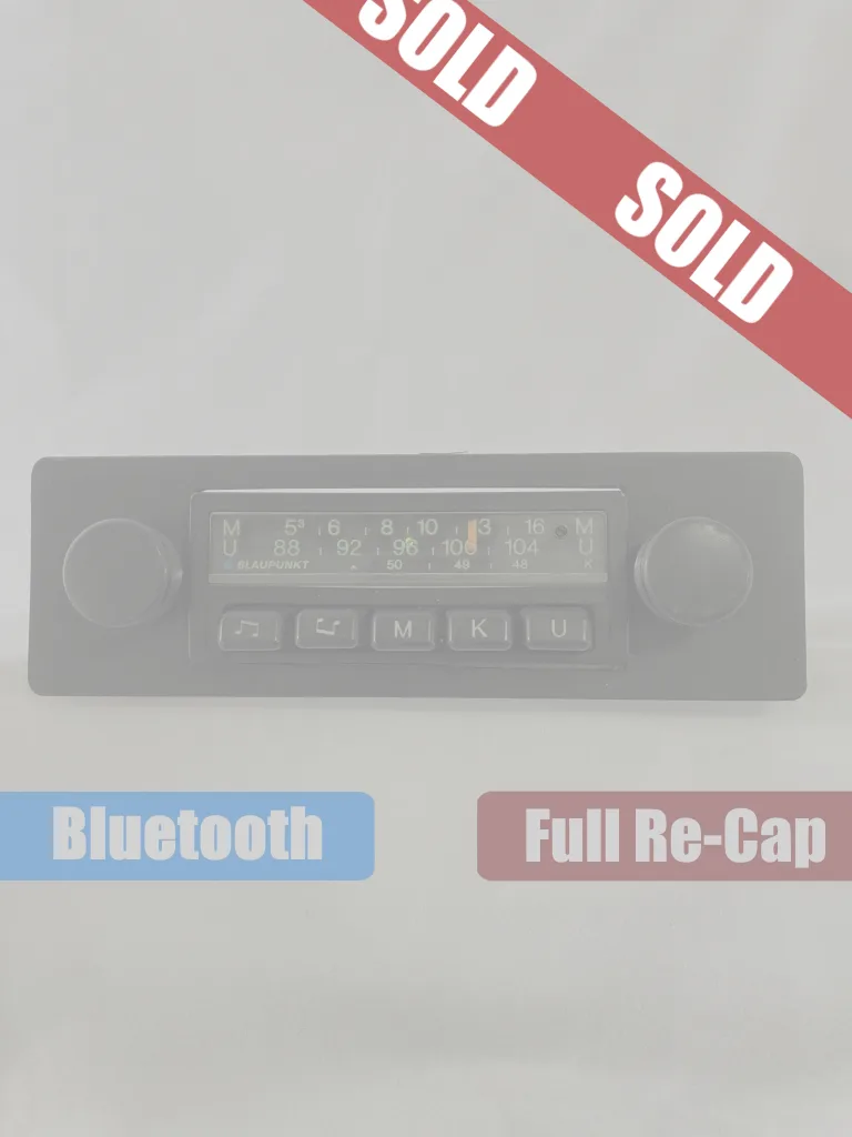 Bluetooth modified Blaupunkt Mannheim K 1976-1977 for late ’70s classics