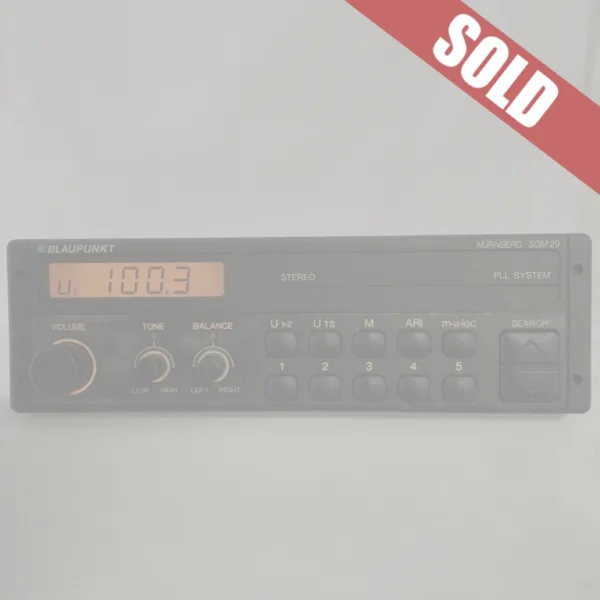 Blaupunkt Nürnberg SQM 29 from 1989–1991 for '80s and '90s classics
