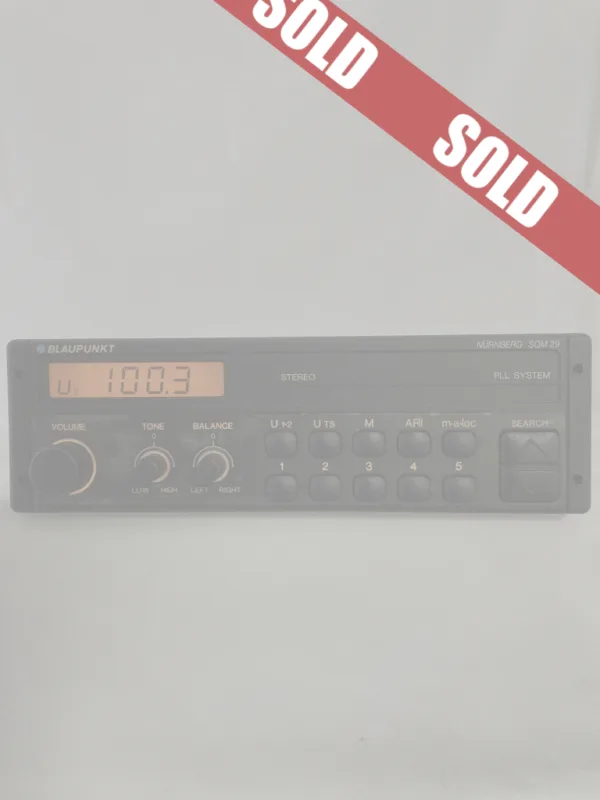 Blaupunkt Nürnberg SQM 29 from 1989–1991 for '80s and '90s classics