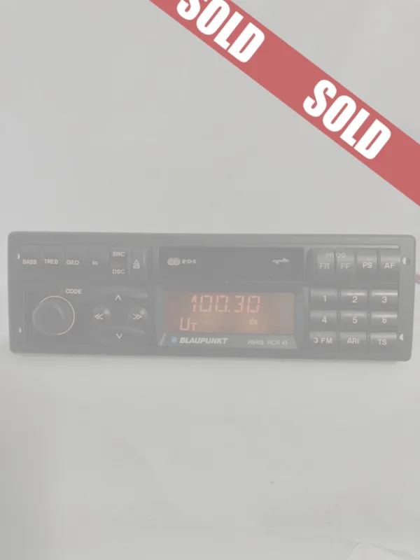 Blaupunkt Paris RCR 41 from 1991 for 90's and 00's Porsche (option code M333)